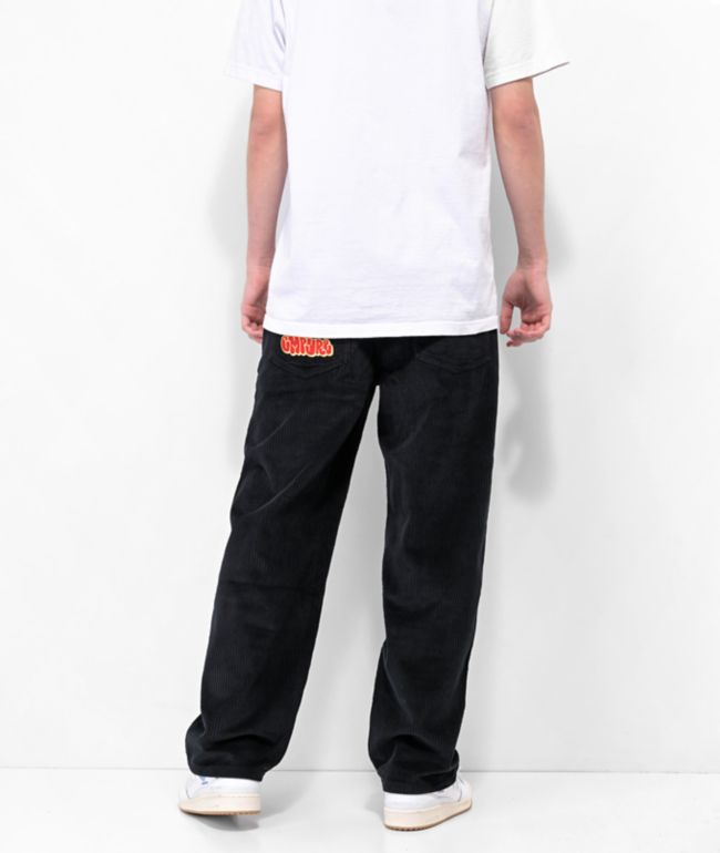 Empyre Jumbo Corduroy Black Skate Pants