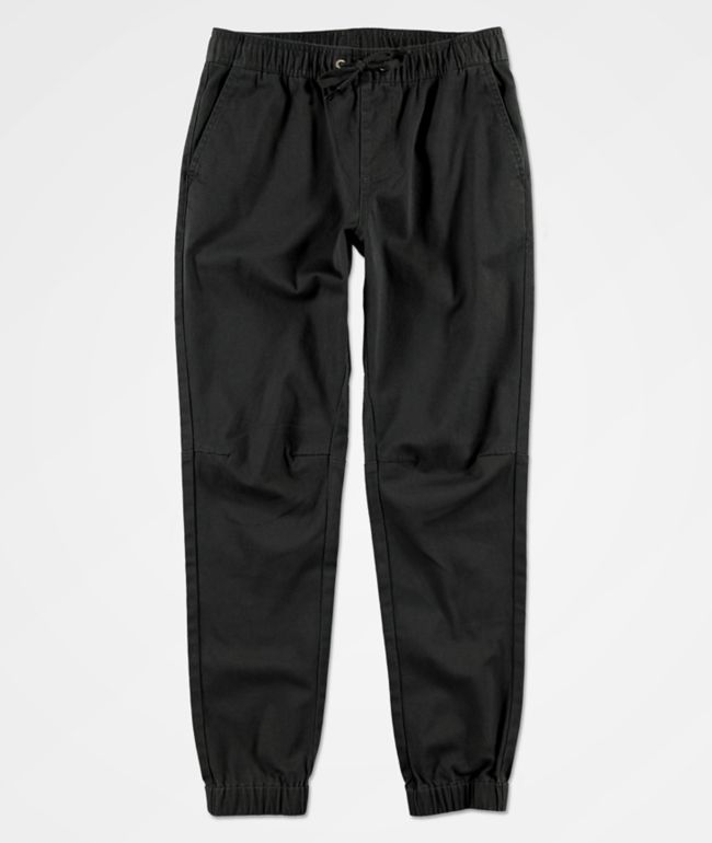 Empyre Kids Creager Elastic Waist Black Jogger Pants