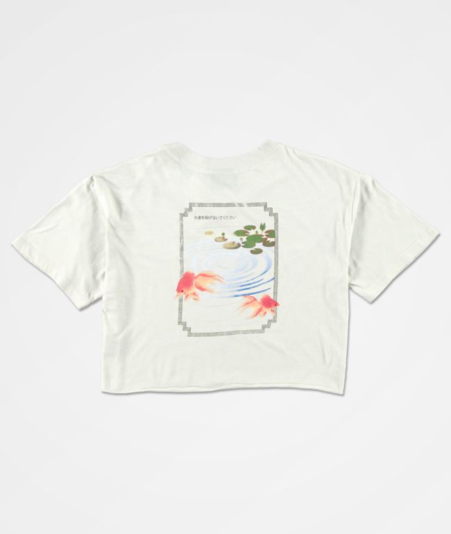 Empyre Kipsy Koi Fish Pong Neutral Crop T-Shirt