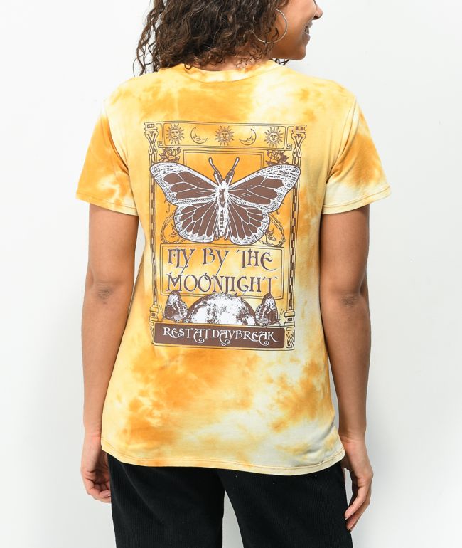 Empyre Laynie Moonlight camiseta amarilla tie dye