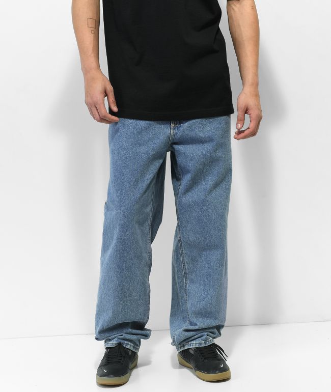 Empyre Loose Fit Medium Wash Skate Jeans