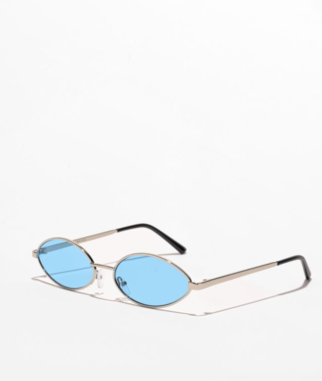 Empyre Miller Blue Oval Sunglasses