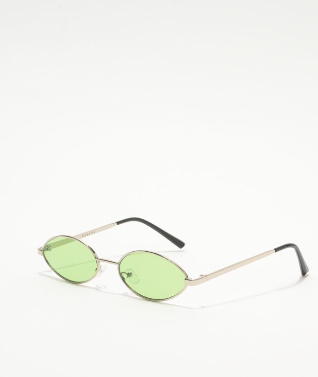 Empyre Miller gafas de sol redondas y pequeñas verdes