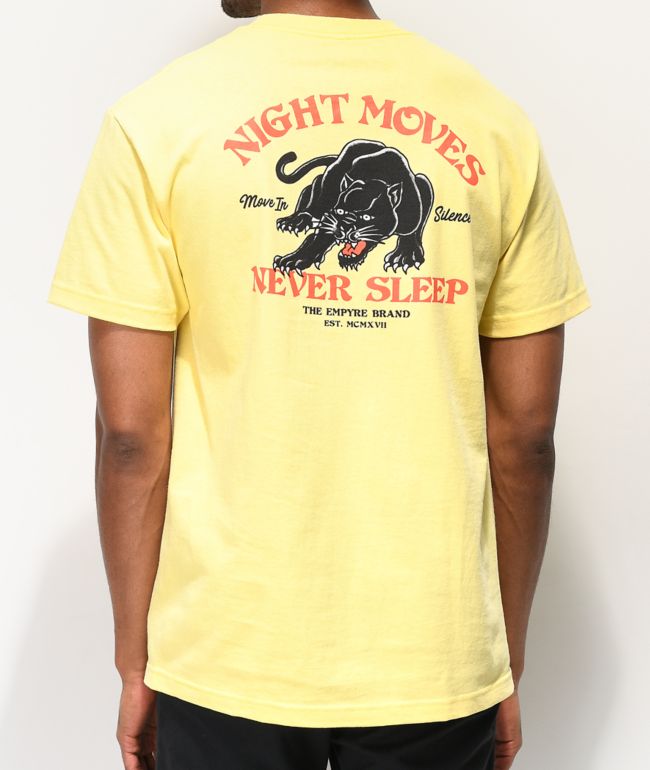 Empyre Night Moves camiseta amarilla