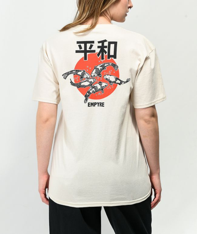 Empyre Peace Koi Camiseta color natural 
