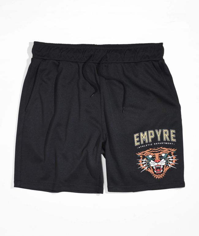 Empyre Ready shorts de malla negros
