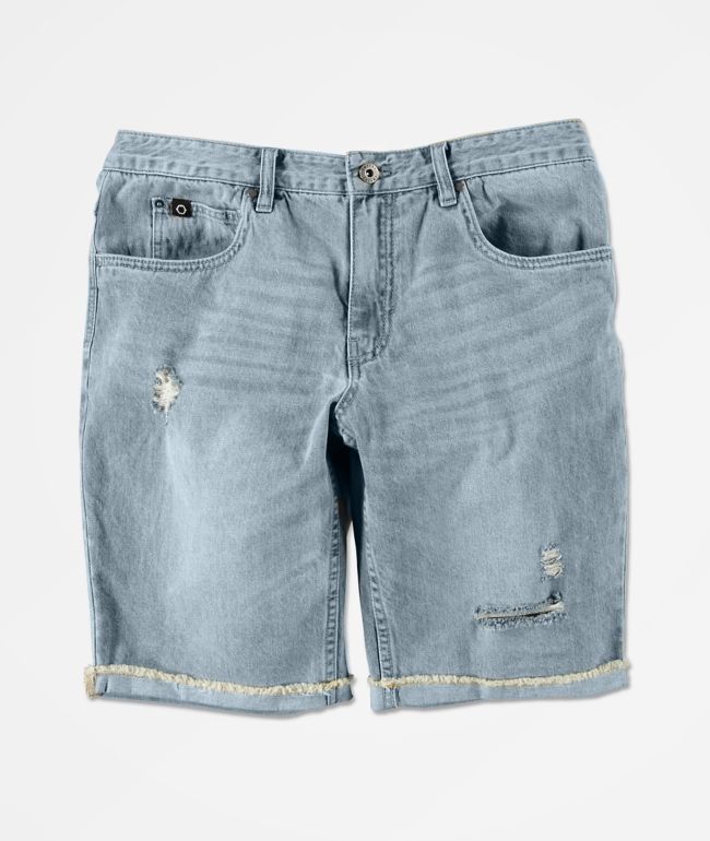 Empyre Richmond Aged shorts de mezclilla azul medio
