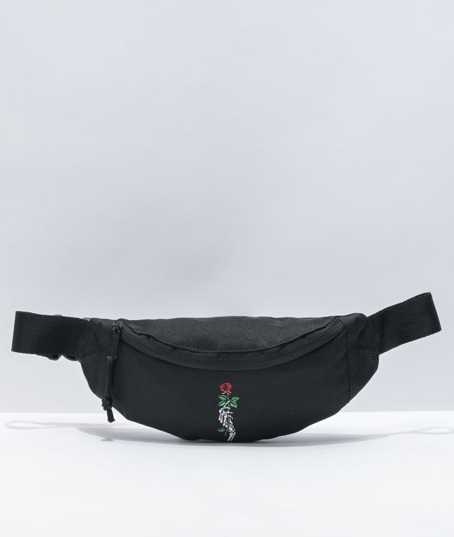 Empyre Rose Hand Black Fanny Pack