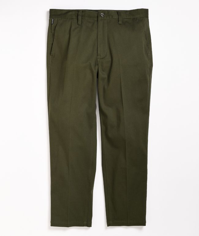 forest green chino pants