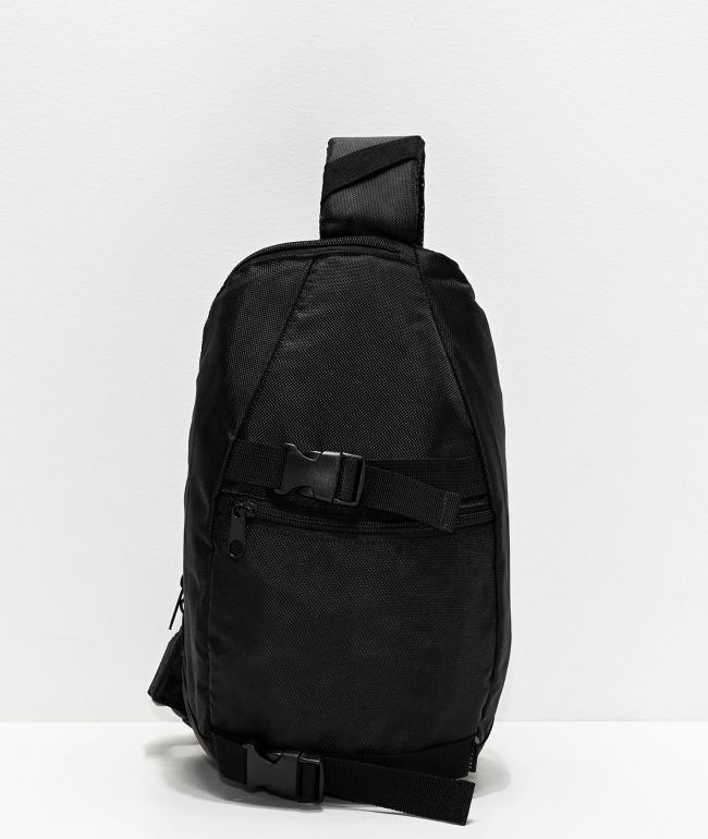 Empyre Side Peace Black Crossbody Bag