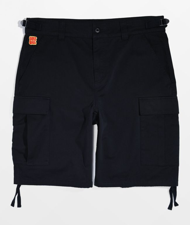 Empyre Skate Black Cargo Shorts