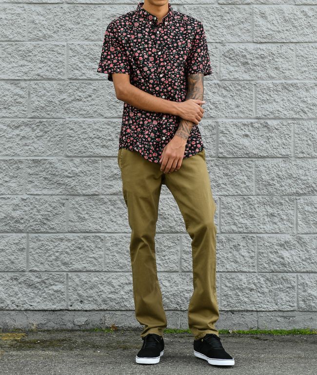 dark khaki chino pants