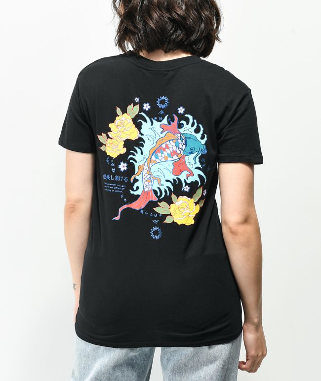 Empyre Sloane Koi Fish Camiseta negra