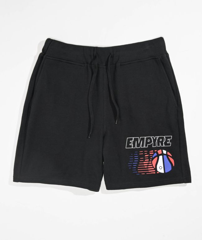 Empyre Snap Black Sweat Shorts
