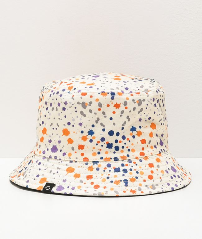 black and white reversible bucket hat