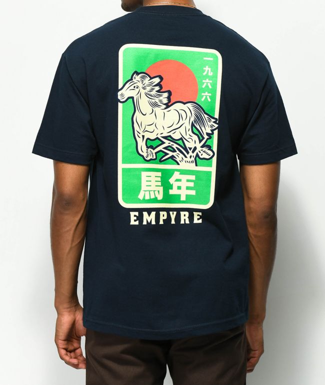 Empyre Stallion camiseta azul marino