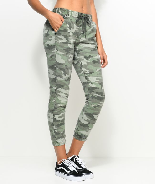 Jogger camuflado para mujer clearance