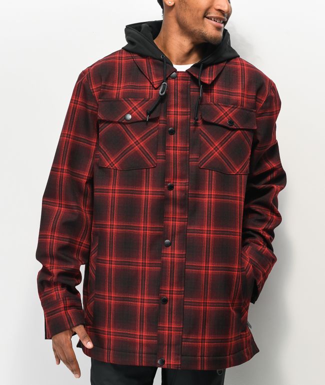 flannel snow jacket