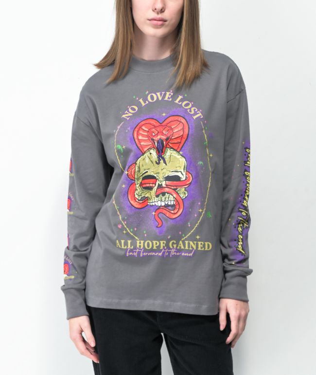 Empyre Velma No Love Lost camiseta gris de manga larga