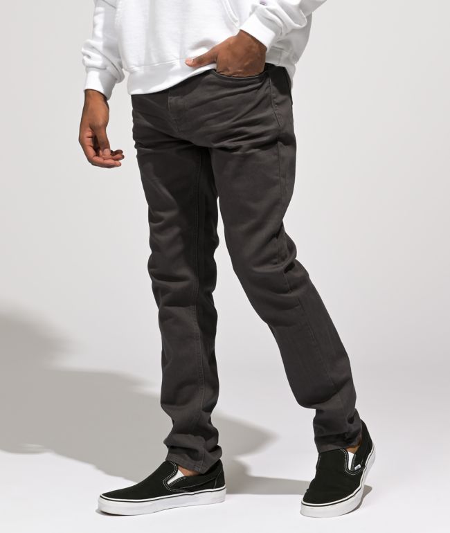 Empyre Verge Tapered Charcoal Skinny Jeans