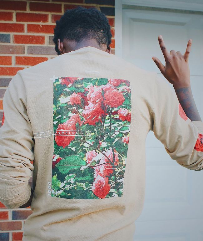 Empyre Vertigo Rose Natural Long Sleeve T-Shirt