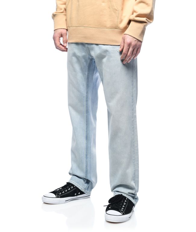 Empyre loose fit light wash denim skate jeans clearance