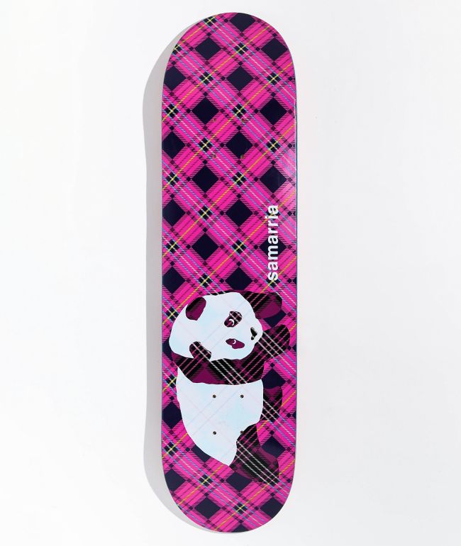 Enjoi Samarria Plaid Panda 8.0" Skateboard Deck