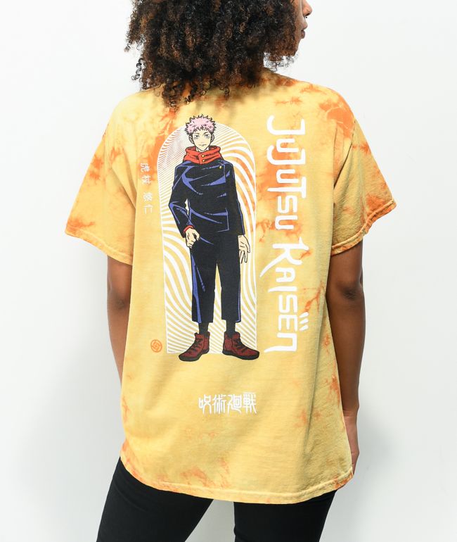 Episode x Jujutsu Kaisen Itadori Orange Tie Dye T-Shirt