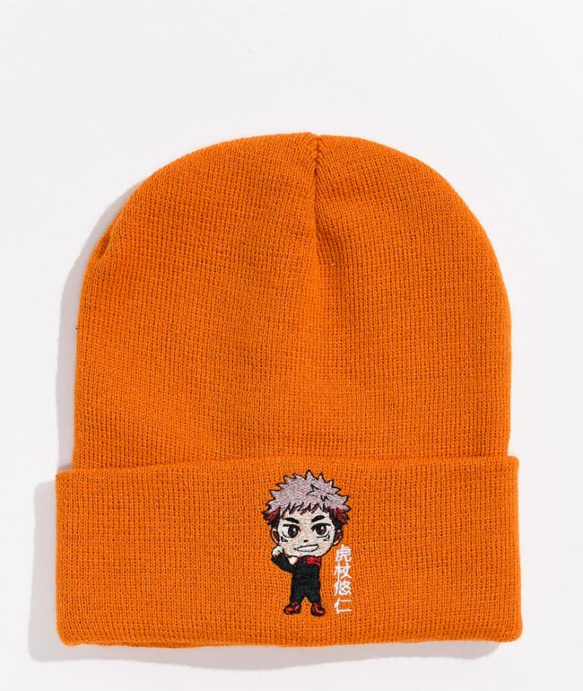 Orange skate beanie clearance
