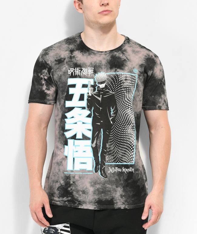 Episode x Jujutsu Kaisen Standing Gojo Black Tie Dye T-Shirt