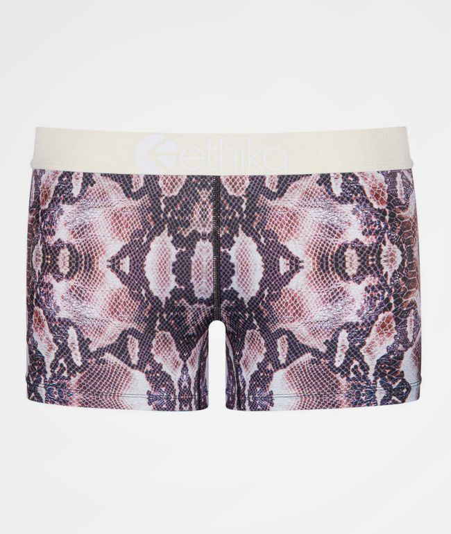 Ethika Zebra Paradise Blue Boyshort Underwear Zumiez