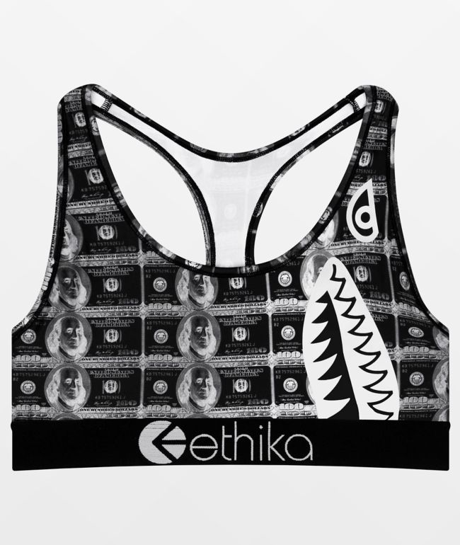 Ethika Bomber Money Plate Sports Bra