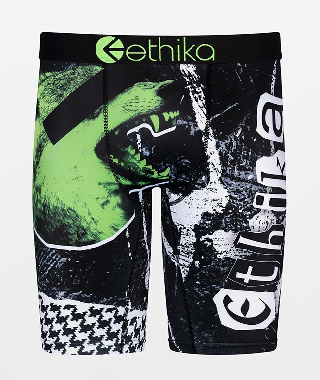 Ethika Boys Green Room Boxer Briefs