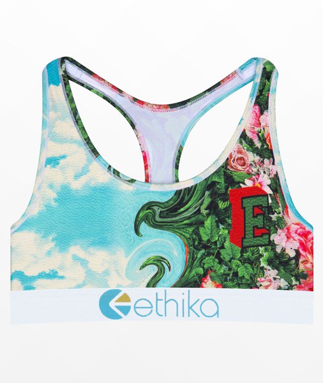 Ethika Clouded Flowers Sujetador Deportivo