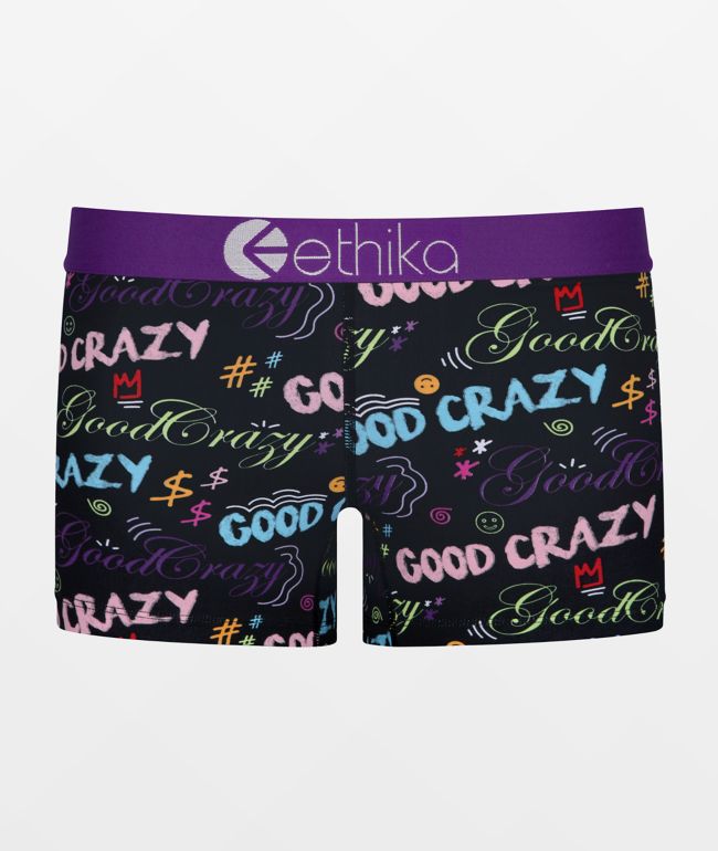 Ethika Good Crazy Vibes Boyshort Underwear