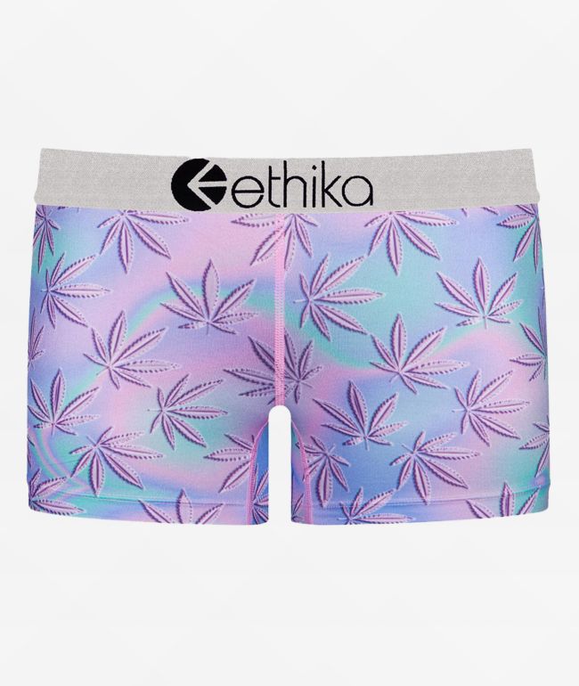 Ethika Merry Jane Blue Staple Boyshort Underwear