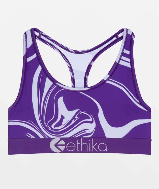 Ethika Wave sostén deportivo morado