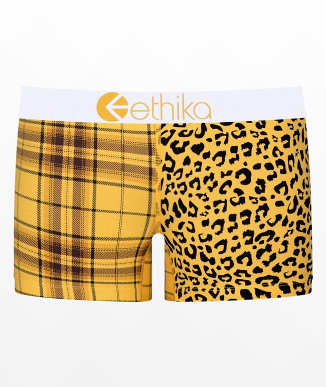 Ethika Wild Plaid Boyshort Underwear