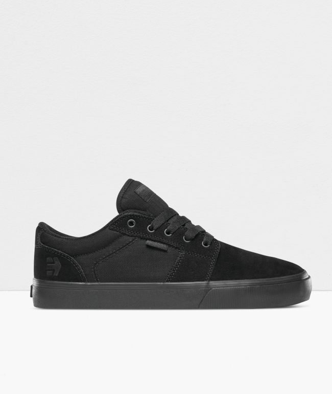 Etnies Barge LS Black & Black Skate Shoes