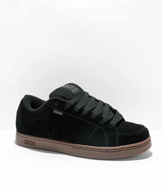 Etnies Kingpin Black, Dark Grey, & Gum Skate Shoes