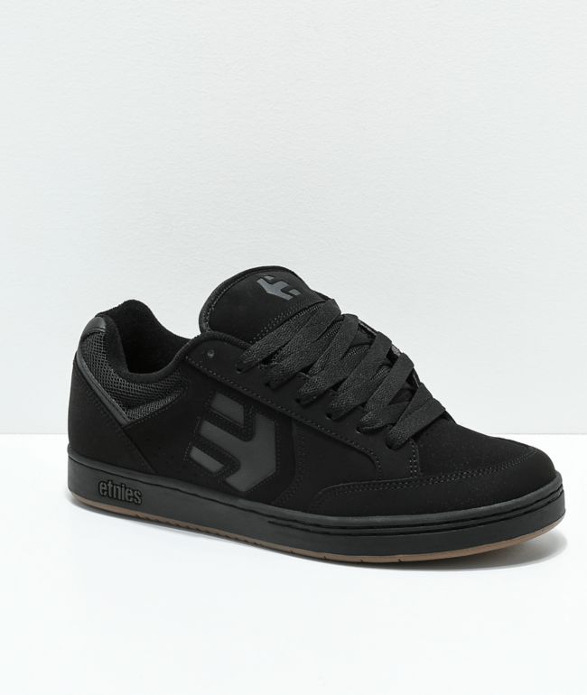 Etnies Swivel Black \u0026 Gum Skate Shoes 