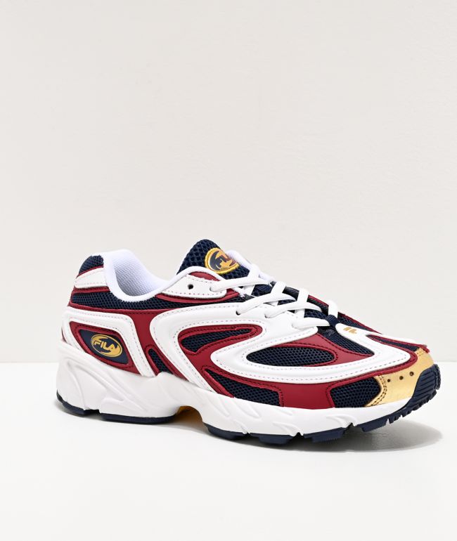 fila shoes gold and white