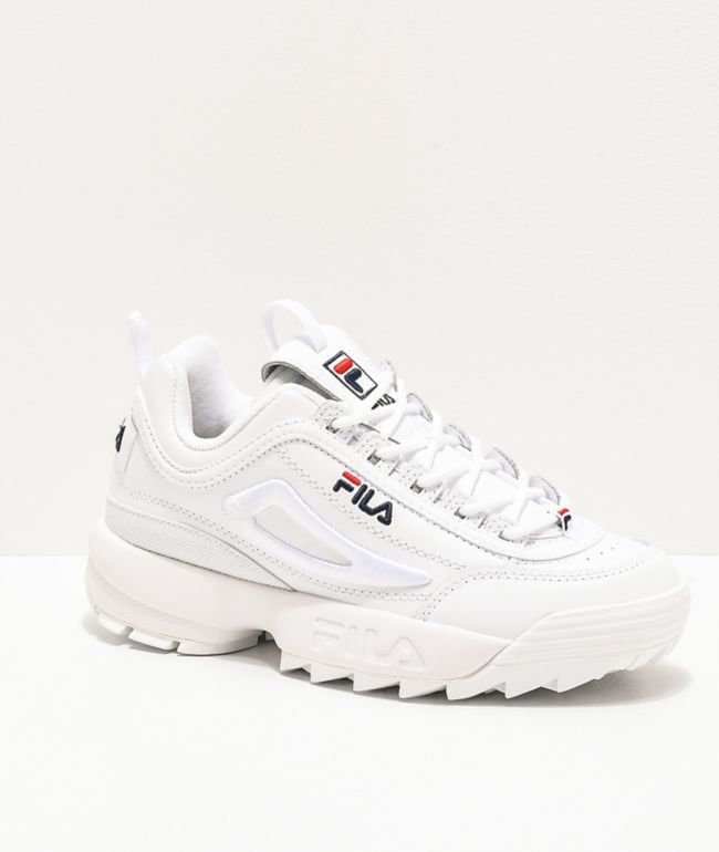 Fila hot sale charol blancas