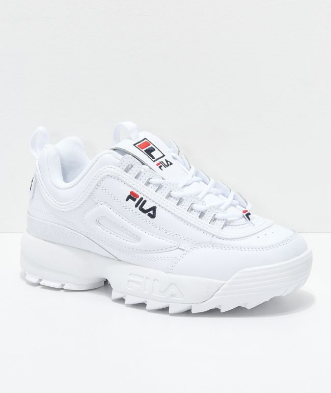 FILA Disruptor II White Shoes | Zumiez