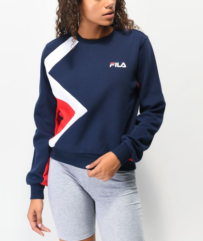 fila women's crewneck sweatshirt