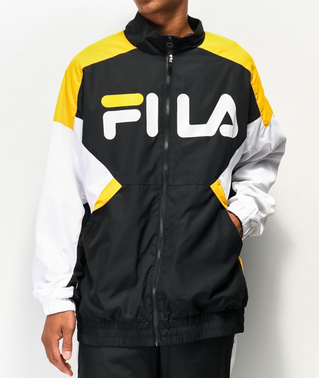 fila black and white jacket