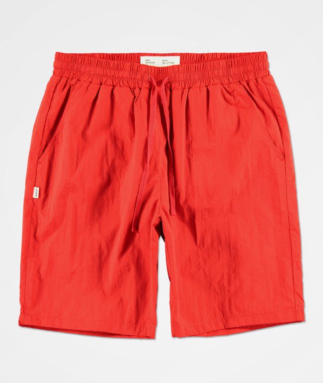 Fairplay Cardi Red Nylon Shorts