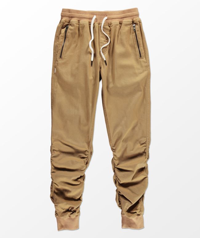 khaki jogger pants