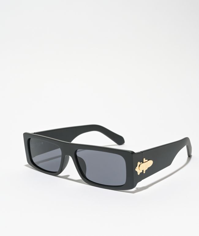 Flat Top Lux Matte Black Sunglasses