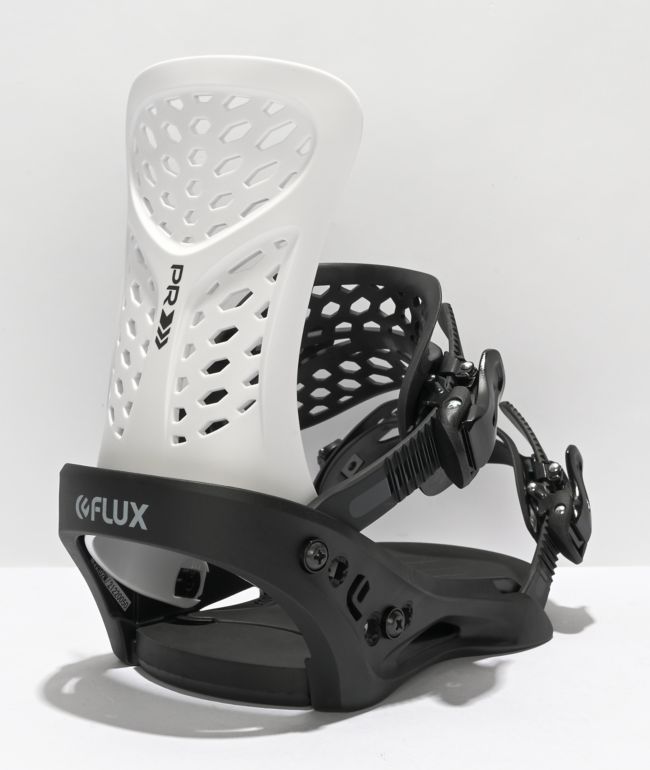 Flux PR White Snowboard Bindings 2022